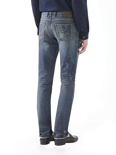 gucci jeans homme|designer jeans for guys gucci.